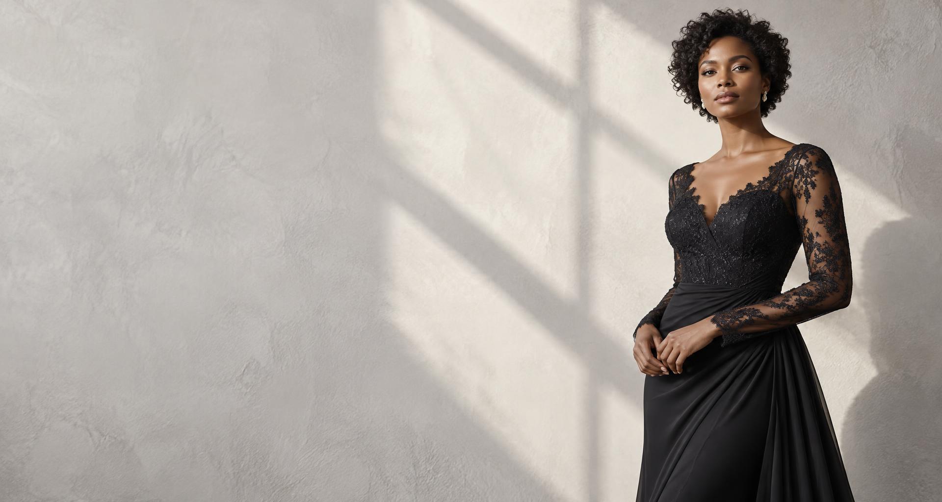 Femme & Fierce editorial in black lace